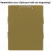Tactical Brown Trifold ISO Clipboard